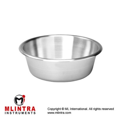 Round Bowl Stainless Steel, Size Ø 220 x 70 mm Round Bowl Stainless Steel, Size Ø 220 x 70 mm